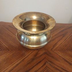 Brass Tone ,Plant Or Vase ?