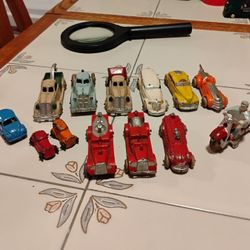 Vintage Antique Tootsie Cars