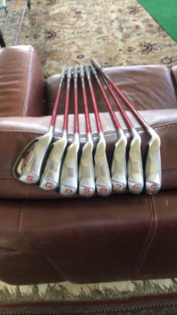 Lefthanded Cobra Baffler iron set 5-SW Graphite Lite Senior flex 50 grams