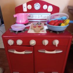 Wooden Crate And Barrel Toddler Stove