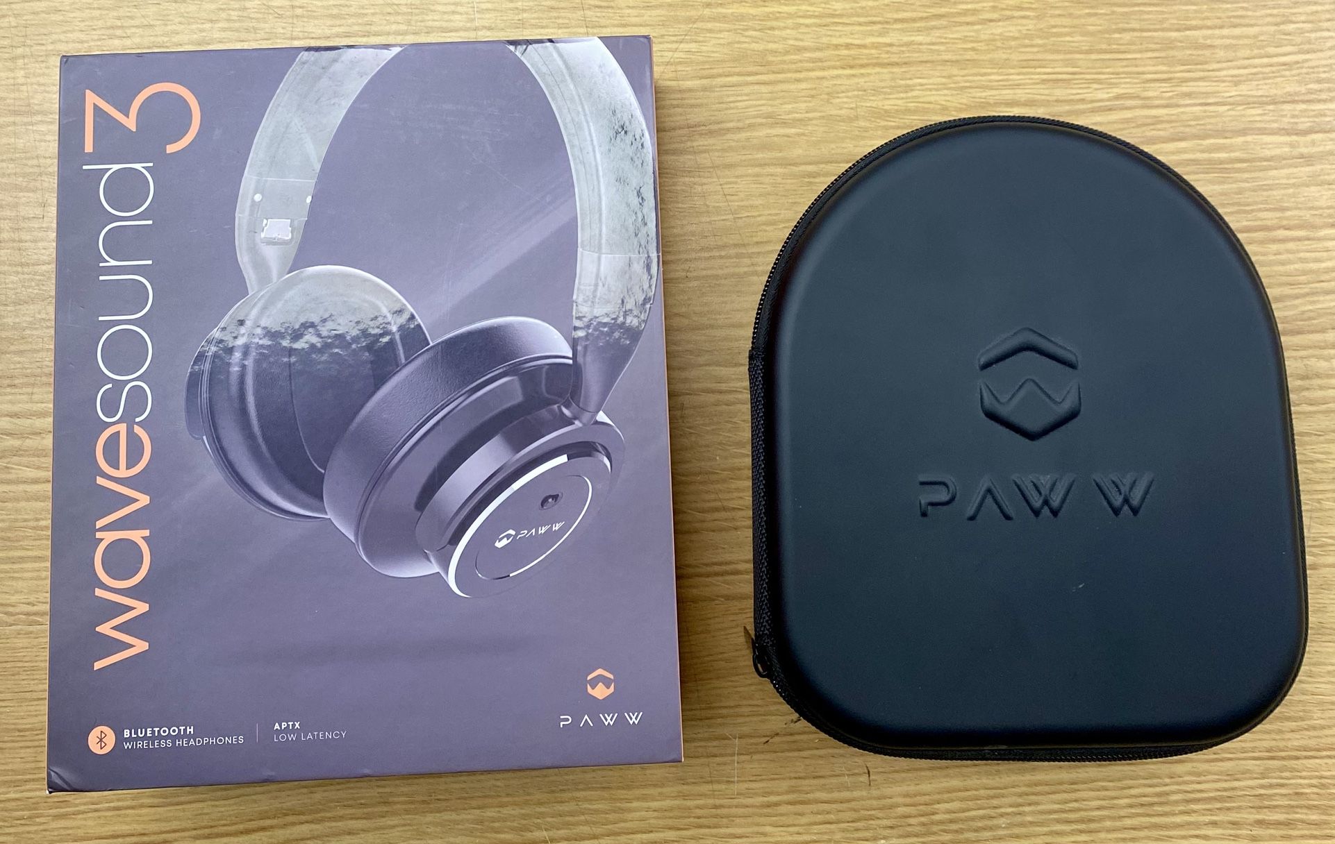PAWW Headphones WaveSound 3 Bluetooth Over Ear w/ Active Noise Canceling