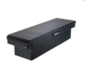 Husky 72 in. Crossover Truck Tool Box in Aluminum, w/ Standard Profile for Full Size Trucks, in Matte Black @509