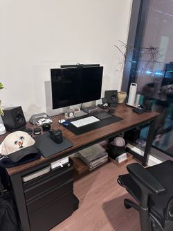 63 inch Large Office Desk Computer Table