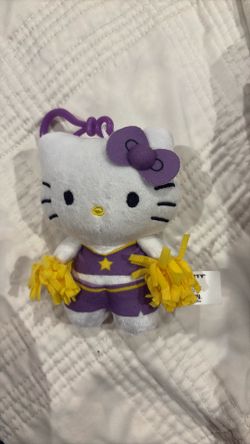 Hello kitty cheerleader keychain