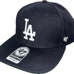 Los Angeles Dodgers 47 Captain SnapBack Black Hat New $35 MSRP