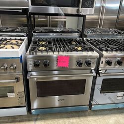 viking 30 inch gas stove new