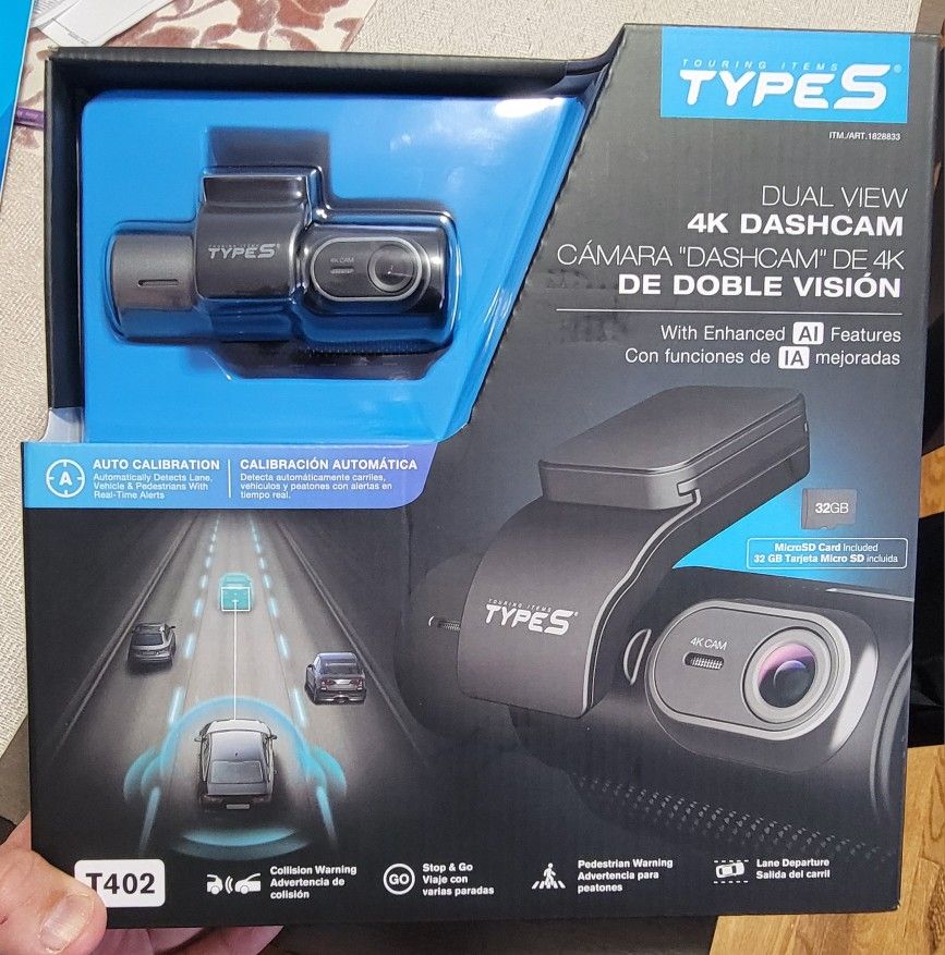 Type S Duel View 4k Dashcam With Advanced AI Features