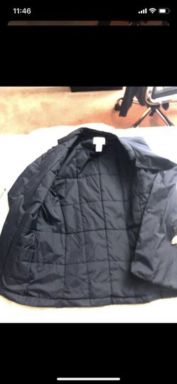 Armani Exchange Blue Blazer Puff Jacket