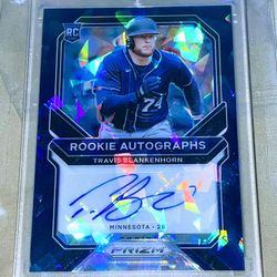 Panini Prizm Rookie Autograph Blue Cracked Ice Prizm