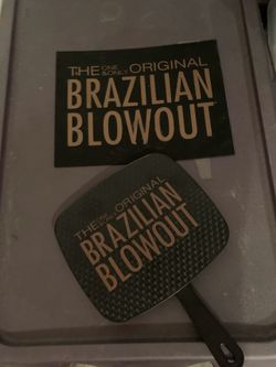 Brazilian Blowout rubber station protector and mirror New