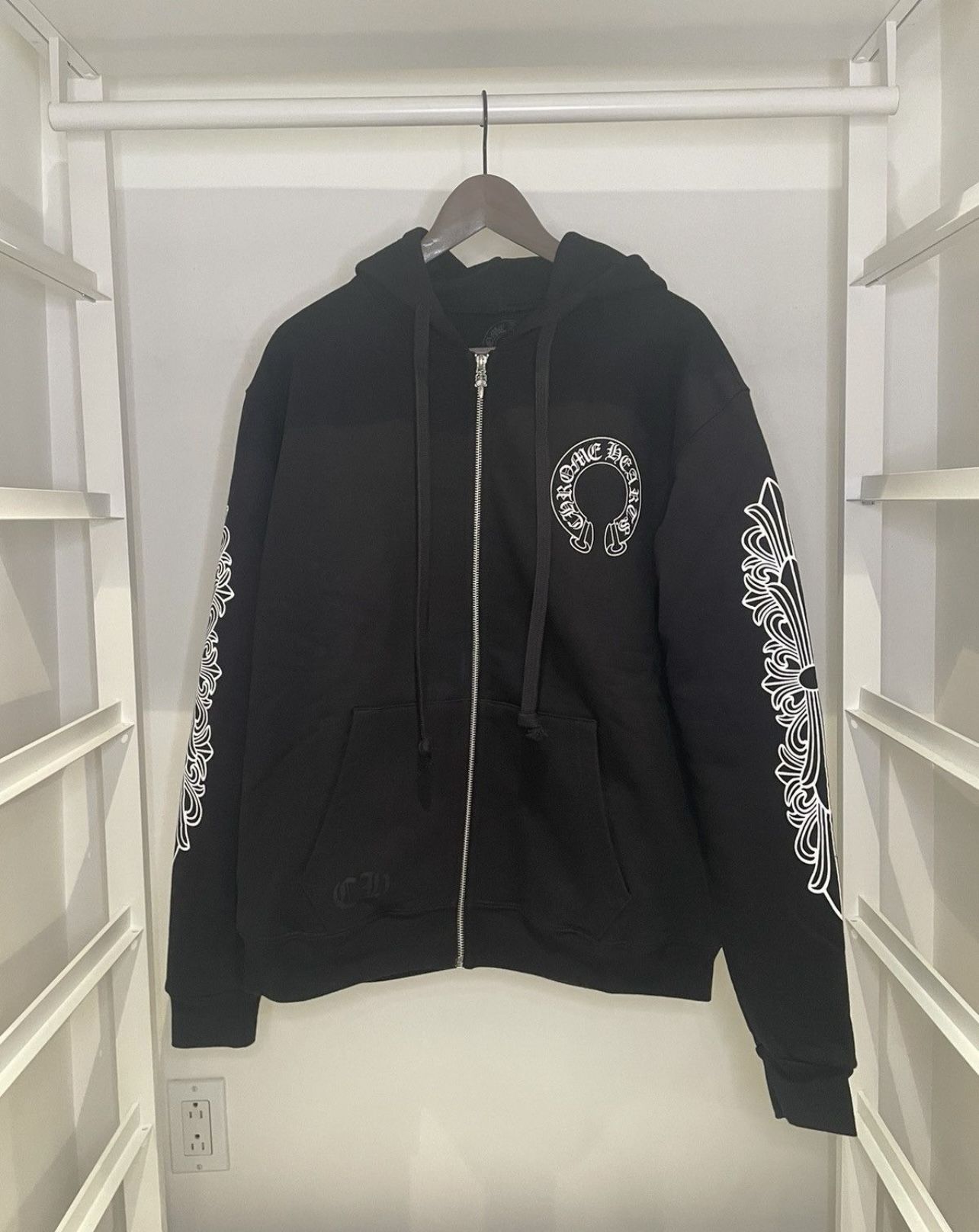 Chrome Zip Up Hoodie
