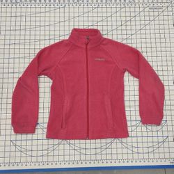 Columbia Lightweight Jacket Full Zip w/ Pockets M Pink