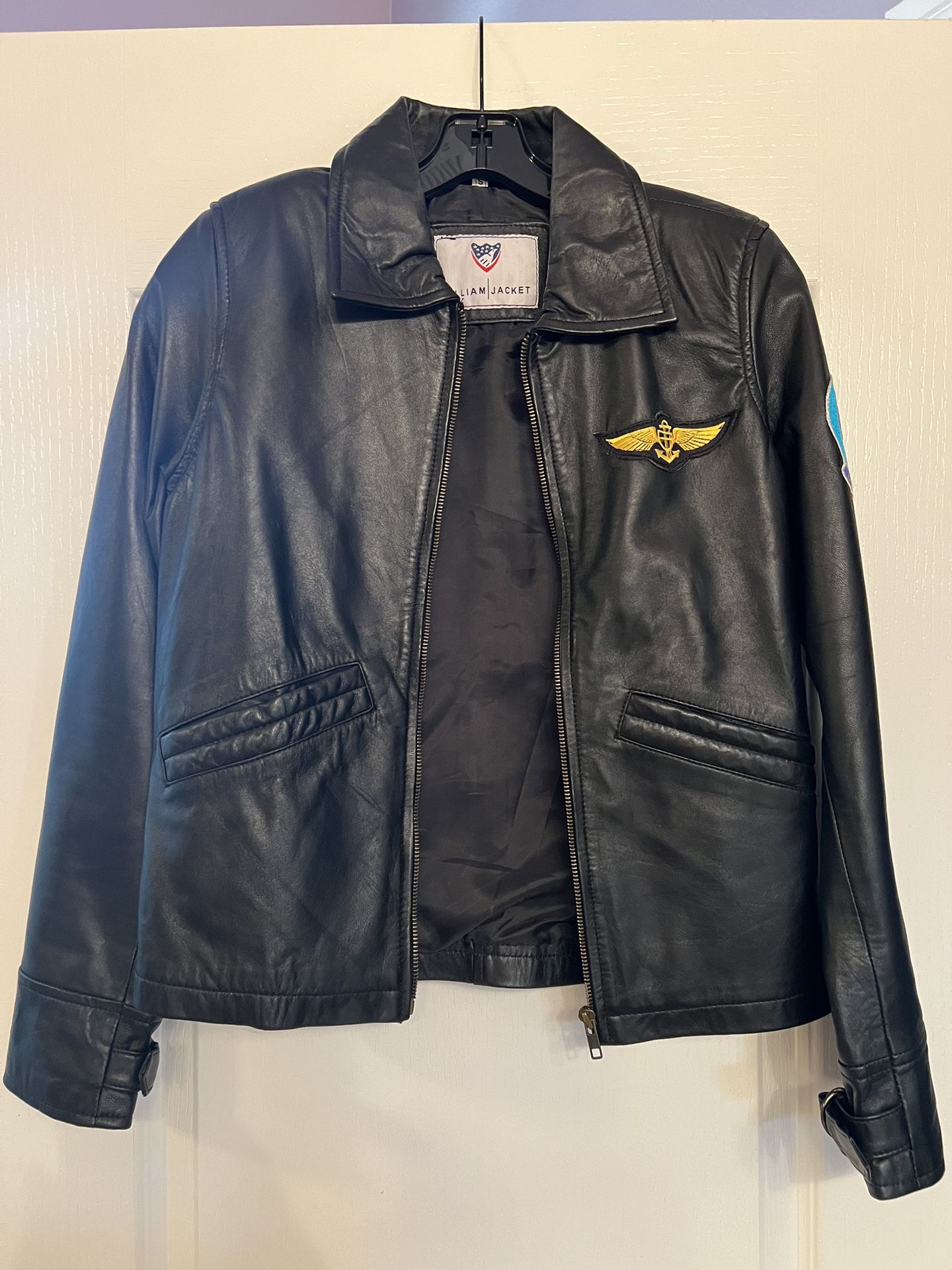 Authentic Leather Top Gun Jacket for Sale in Las Vegas, NV - OfferUp
