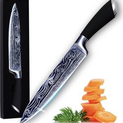 Chef Knife 8“ Knife Kitchen Knife Vegetable Knife Cutlery Using IntegralKnife Vegetable Knife Cutlery Using Integral Design and Germany Stainless Stee