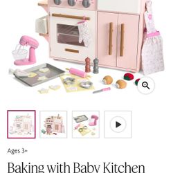 Baking With Baby Bitty Kitchen American Girl