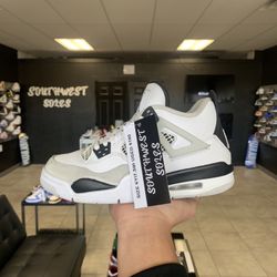 Jordan 4 Military Black Size 6y (7.5w) Available In Store!
