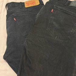 501 And 505 Levis$20 For Both 38*30