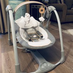 Ingenuity Swing ‘n Go Deluxe 5-Speed Baby Swing
