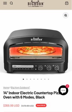 BIG HORN Indoor Pizza Oven – Brand New Sealed Box