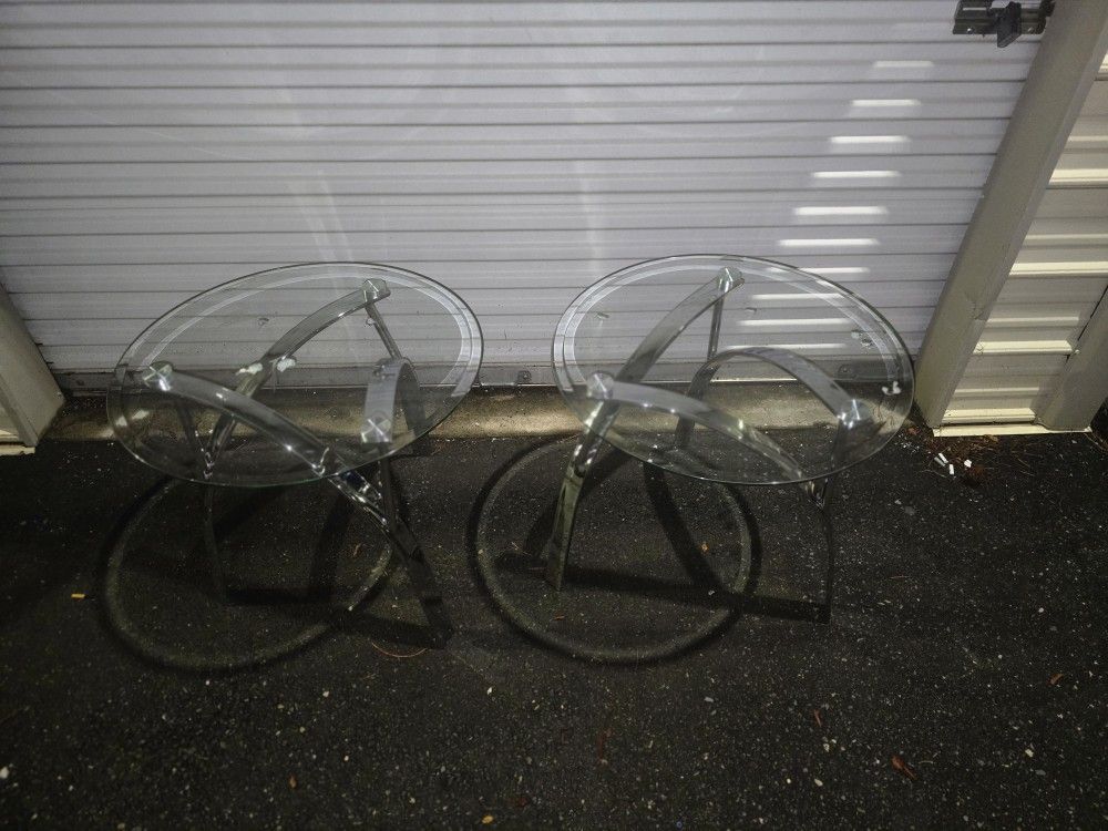Glass End Tables