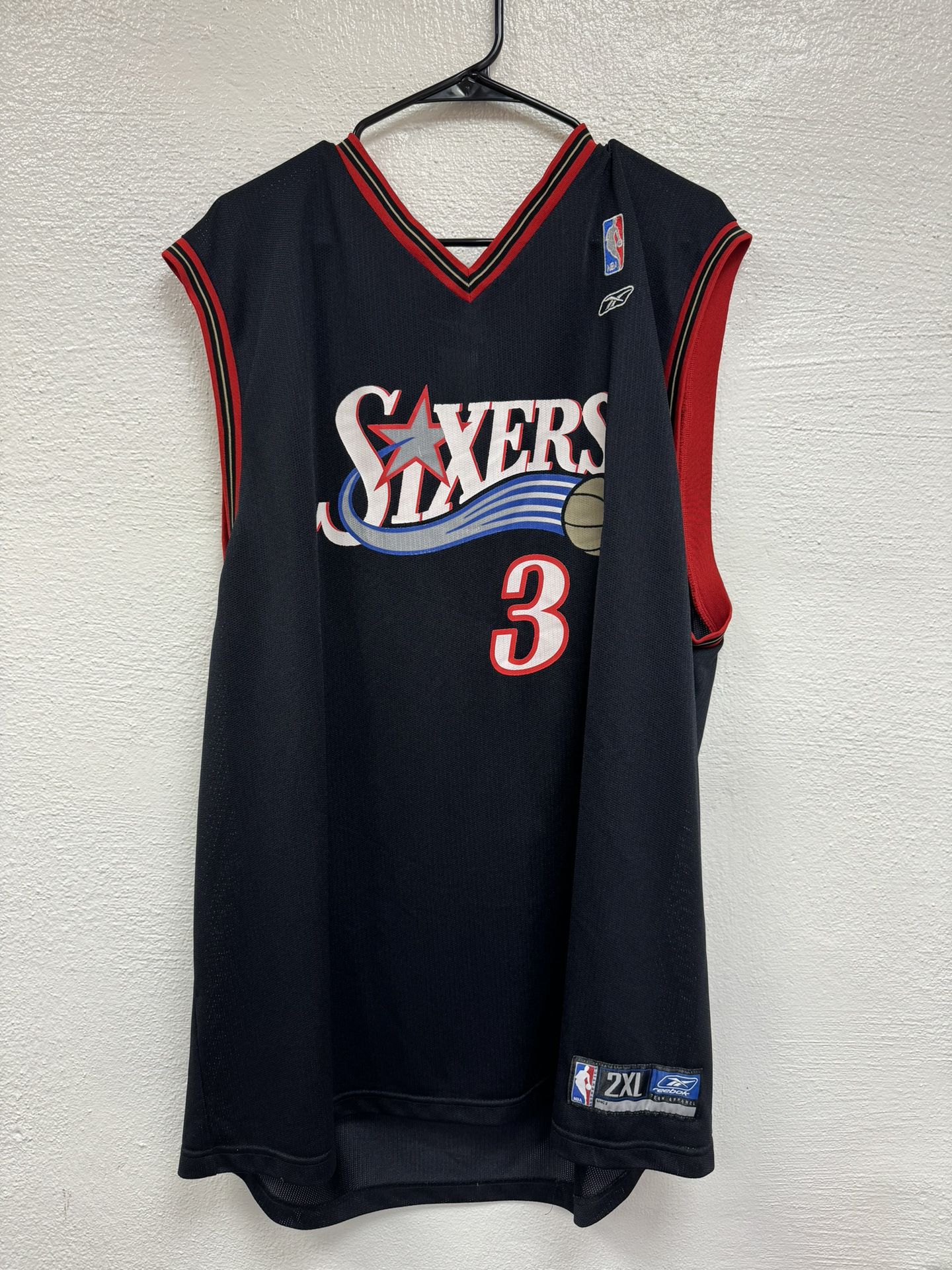 Black sixers Iverson Jersey