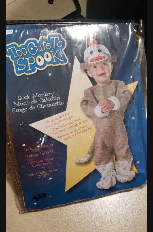 Sock Monkey  Costume 
