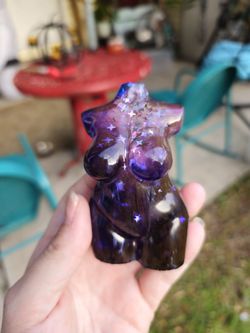 Galaxy Goddess Resin Sculpture
