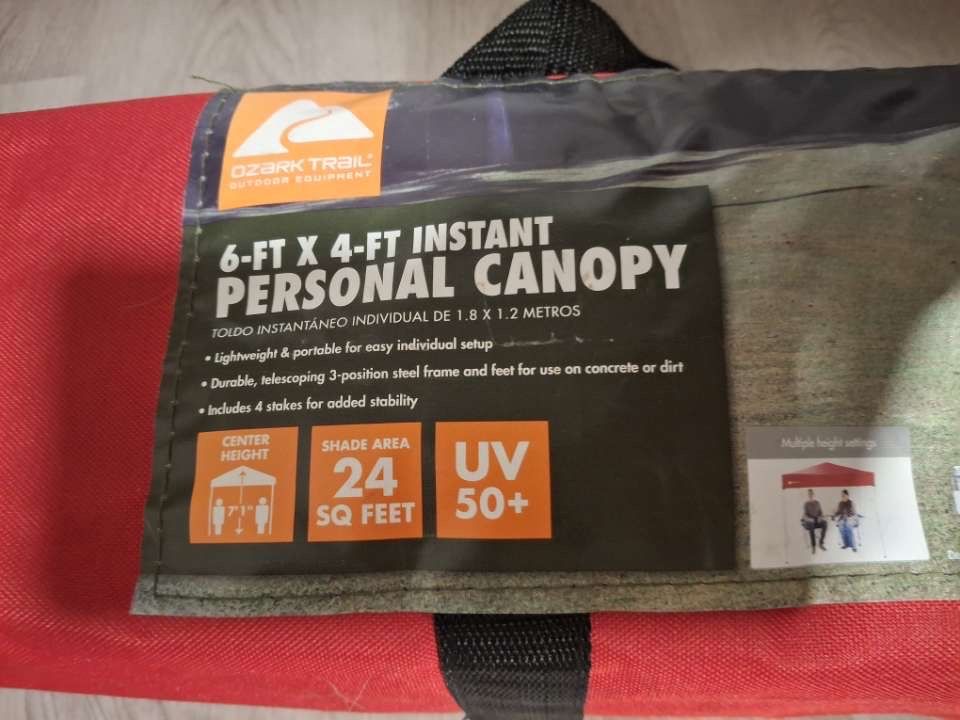 6’ x 4’ Canopy 