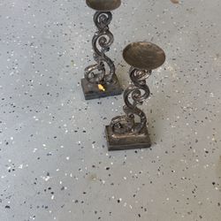 Heavy Metal Candle Holders 