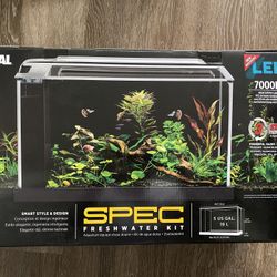 Fluval Black Spec V Aquarium Kit, 5 Gallon 