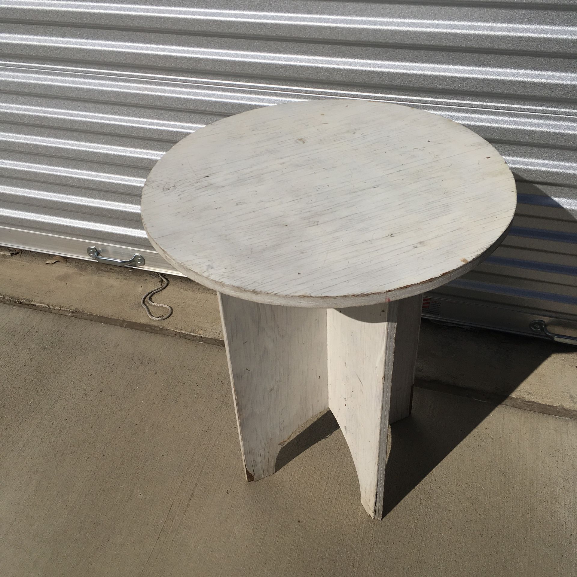 Side table 26 t x 22 w