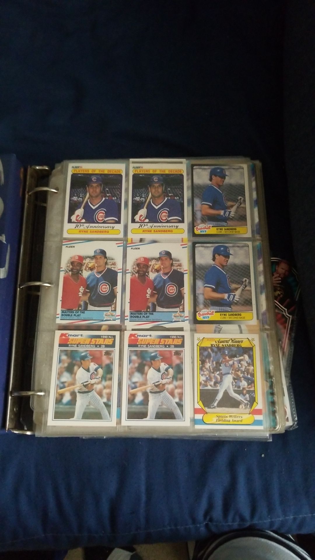 Book of cards baseball,football,basketball