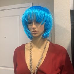 NEW TURQUOISE WIG