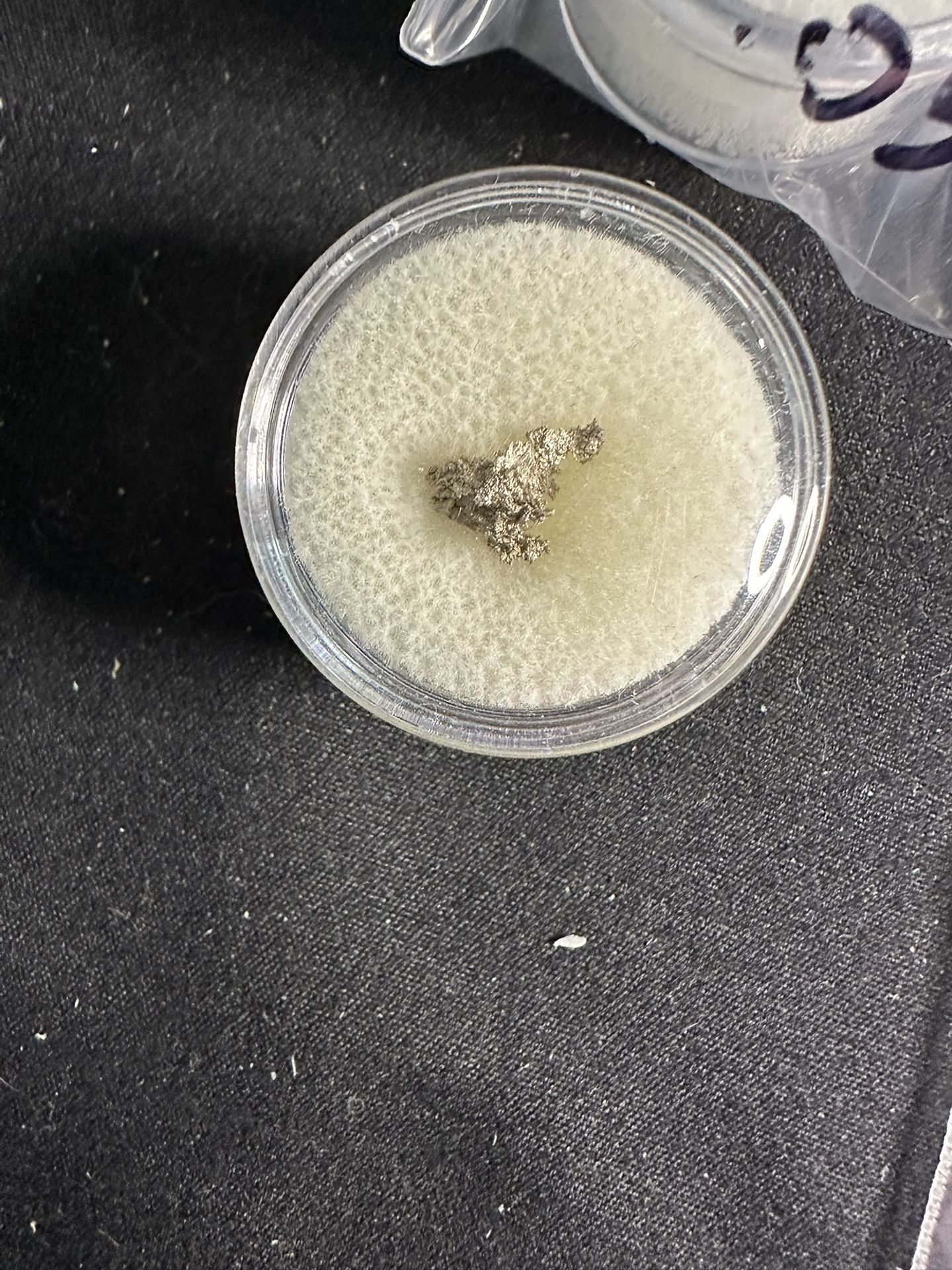 Raw Gold/Raw Silver Gold Backs Diamond .5 Ct Amethyst