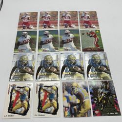 J.J. Stokes 16 Rookie Card Lot San Francisco 49ers
