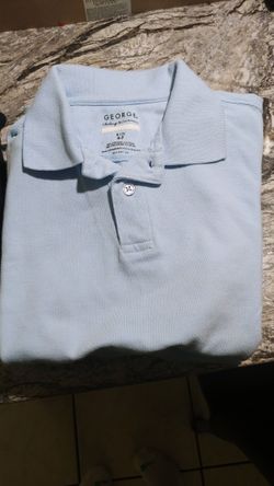 Uniforms Shirts Size 6/7. 4 Light Blue 1 Navy