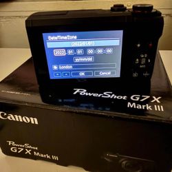 Like New Camera Canon PowerShot G7X Mark lll