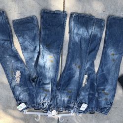 Brand new men’s/boyfriend fit jeans boot cut  Made to be distressed