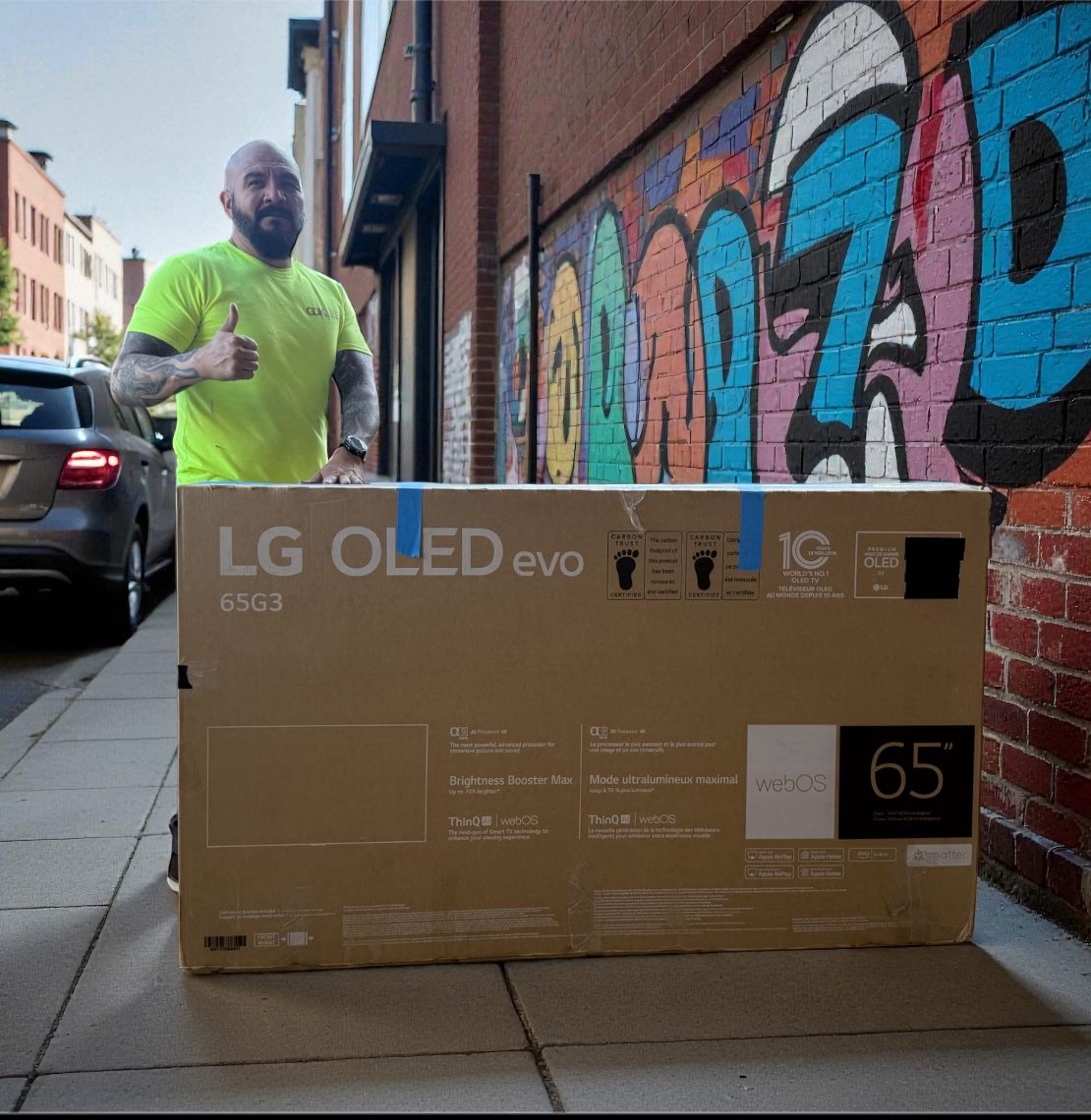 65 “ Lg Smart 4K OLED HDR TV 144HZ G3 TV