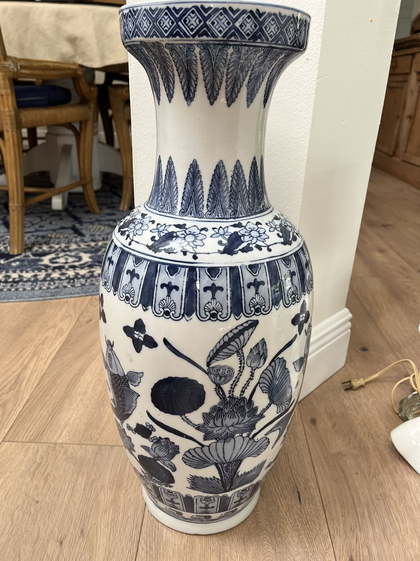 Blue And White Vase