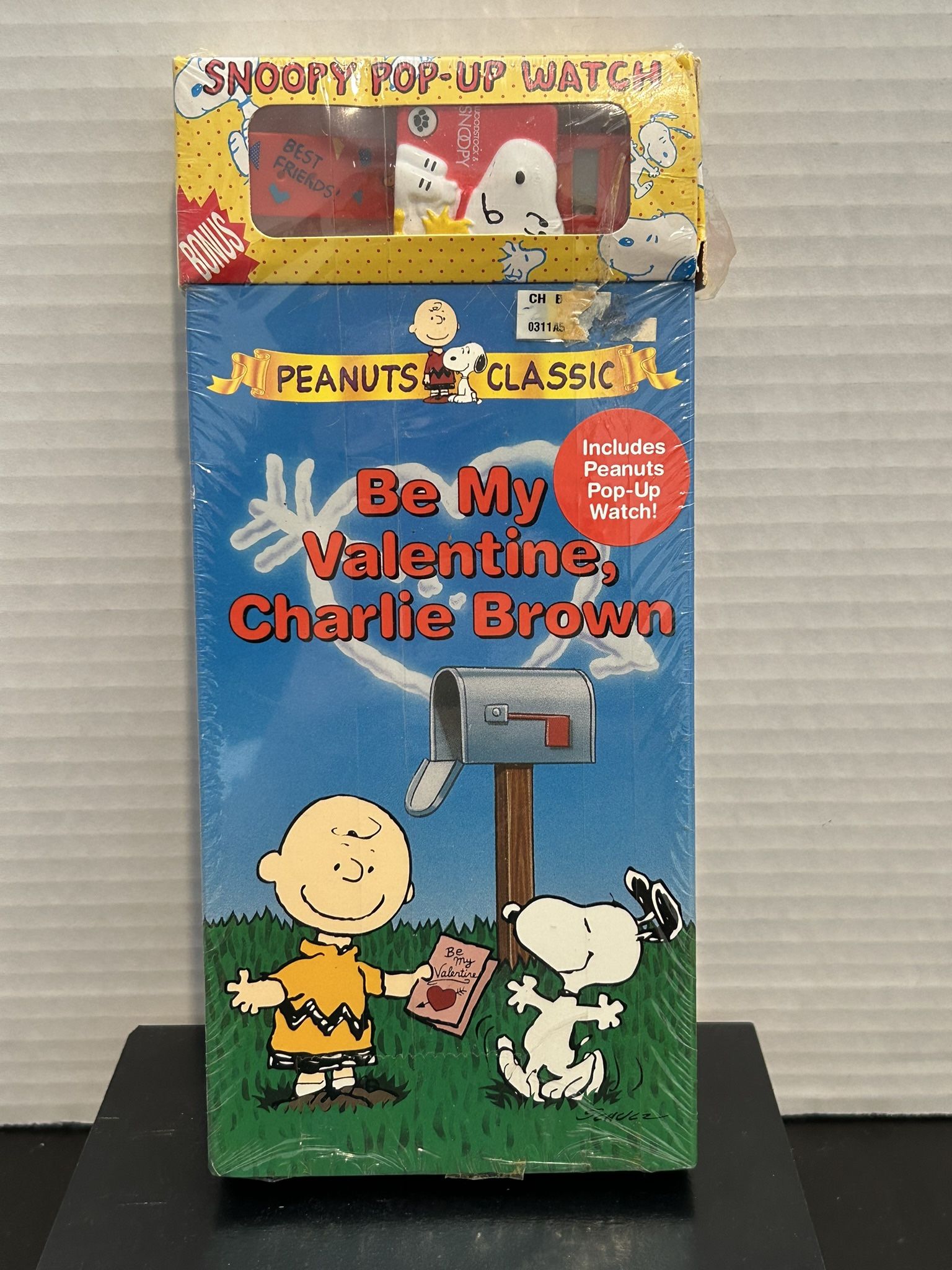 Be My Valentine, Charlie Brown VHS 90s Slipsleeve Peanuts