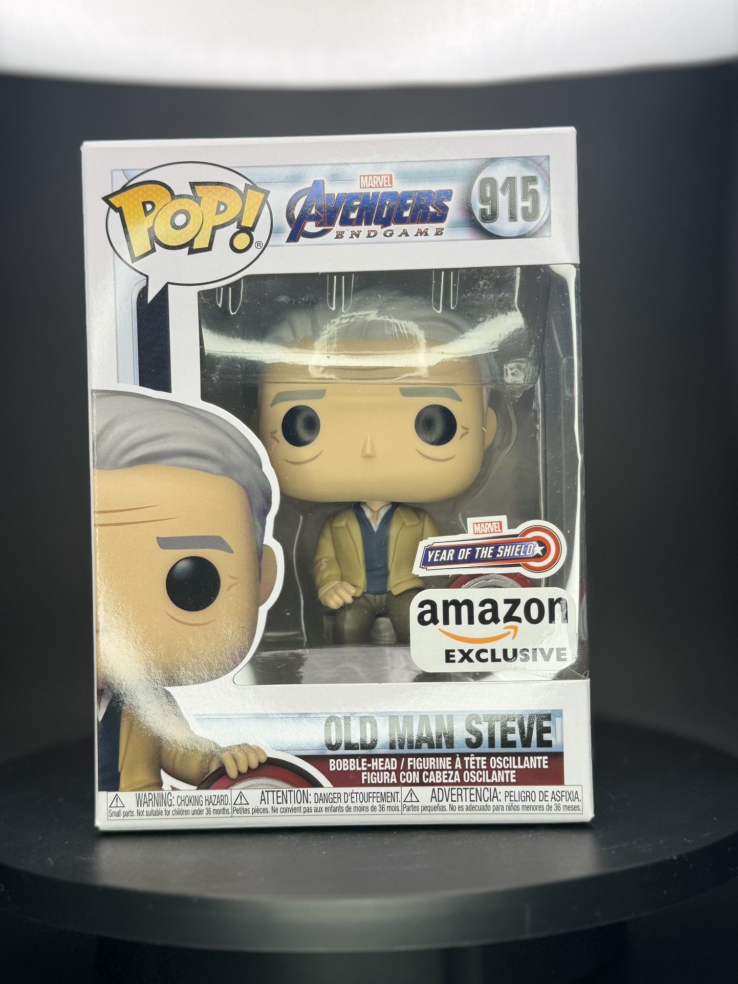 Funko Pop! Vinyl: Marvel: Old Man Steve: #915 Amazon (AM) (Exclusive)