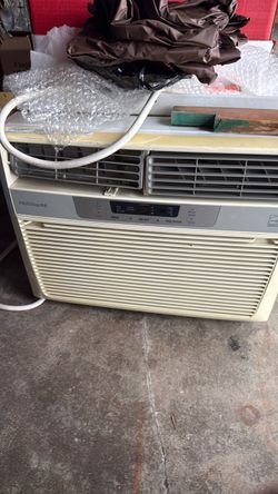 Frigidaire 10,000 air conditioner not freezing cold maybe needs Freon