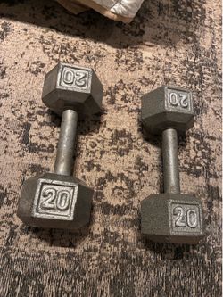 20lbs dumbells-pair