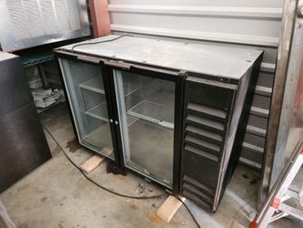 Commercial Beverage Air Back Bar Cooler Refrigerator