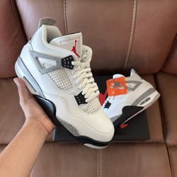 Jordan 4 “White Cement” (2025)