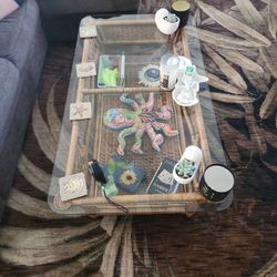 Wicker Coffee Table 