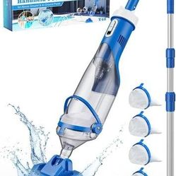 Brand New Teguy V40 Rechargeable Pool Vacuum Above Below Ground Pool Hot Tub w 4 Reusable Filters