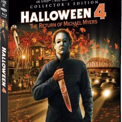 Halloween 4 & 5 Scream Factory 4K & Blu Ray 
