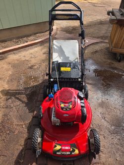 Toro  self propelled  mower.